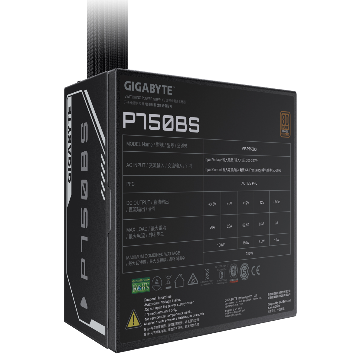 FUENTE 80 PLUS 750 BRONZE