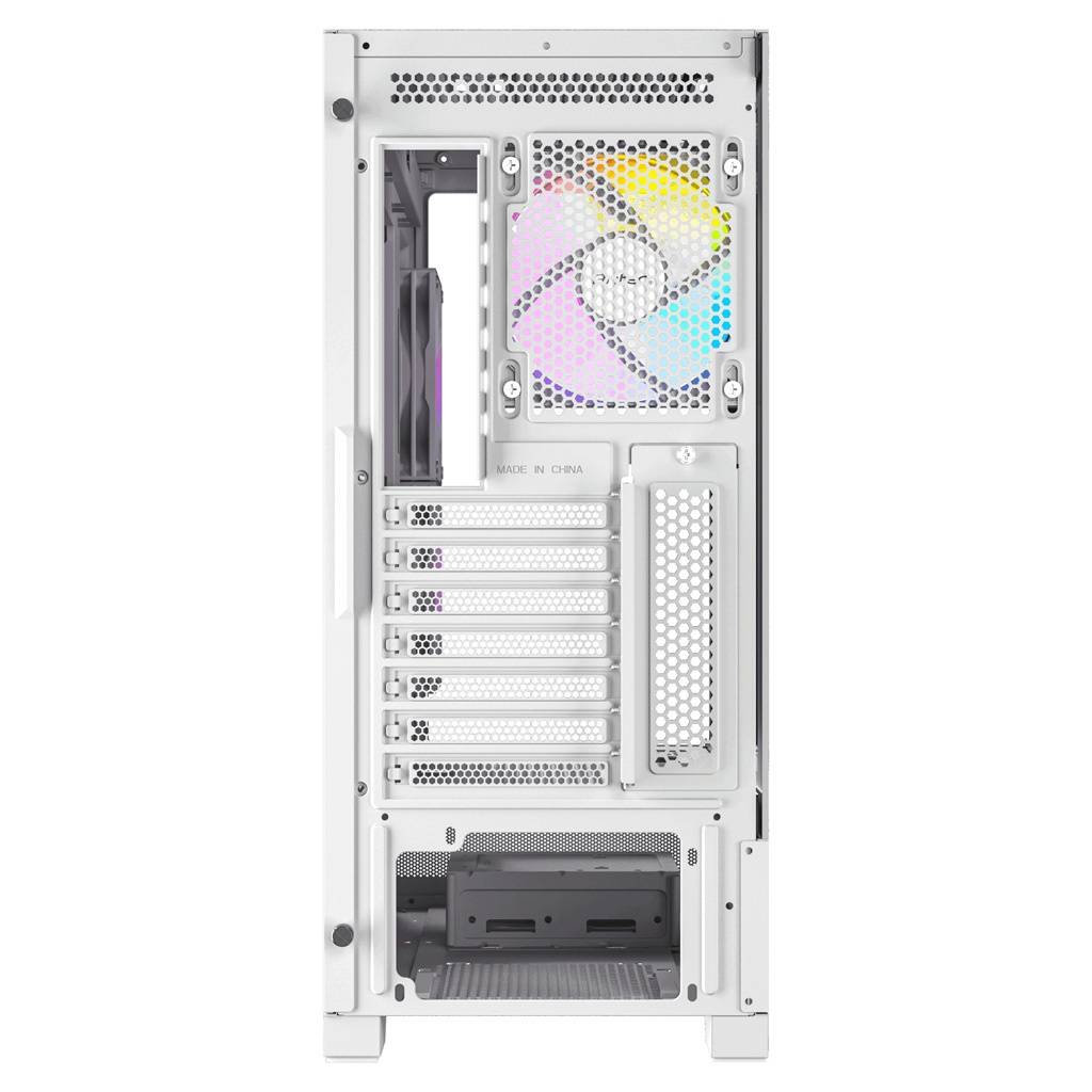 Gabinete Gamer Antec CX700, ARGB, Vidrio Templado, 3 Fanes Blanco