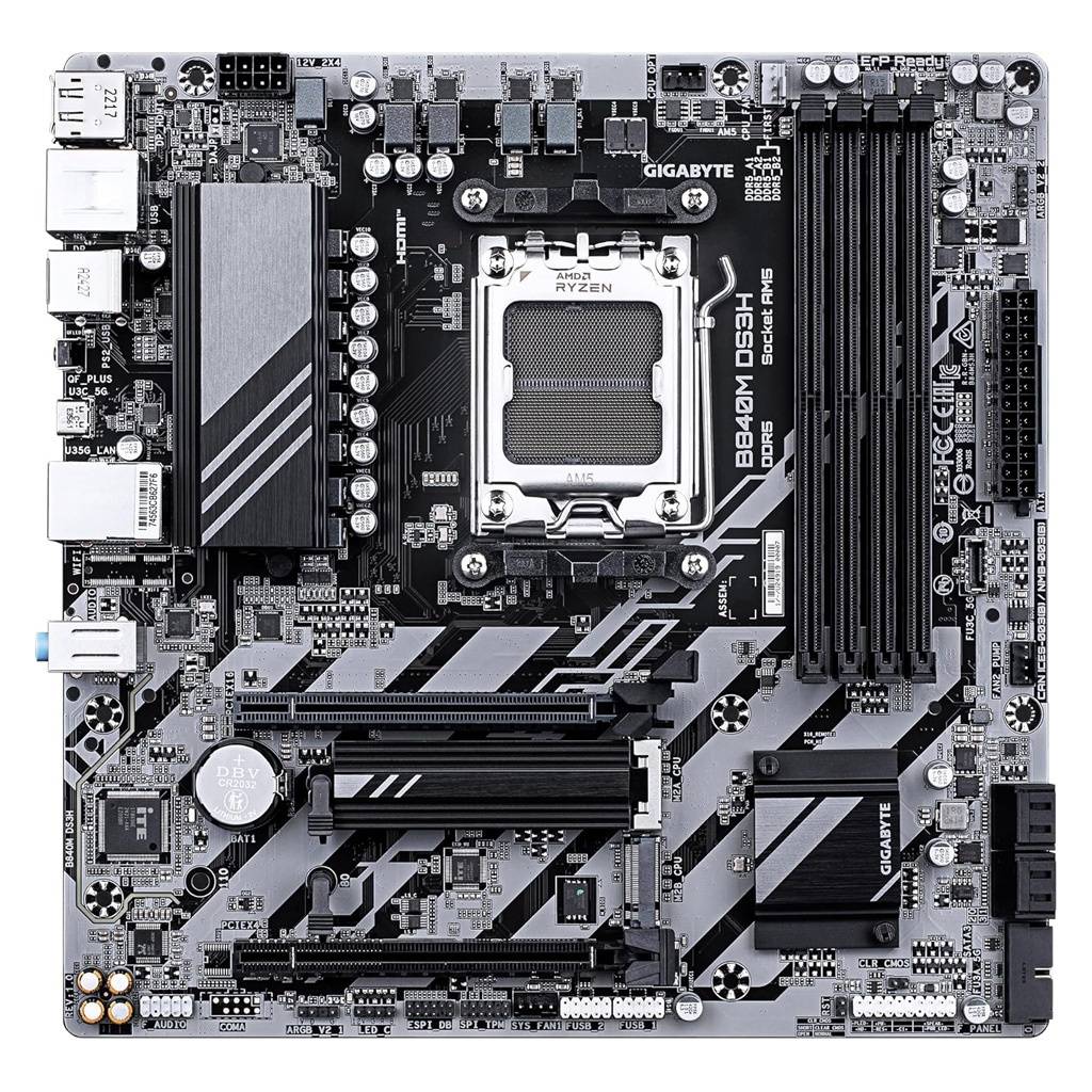 Motherboard PC Gigabyte, B840M DS3H DDR5, AM5, DDR5