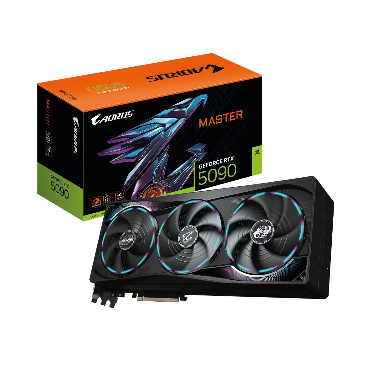 Tarjeta de Video Aorus RTX 5090 AORUS MASTER 32G, GDDR7, 512 bits