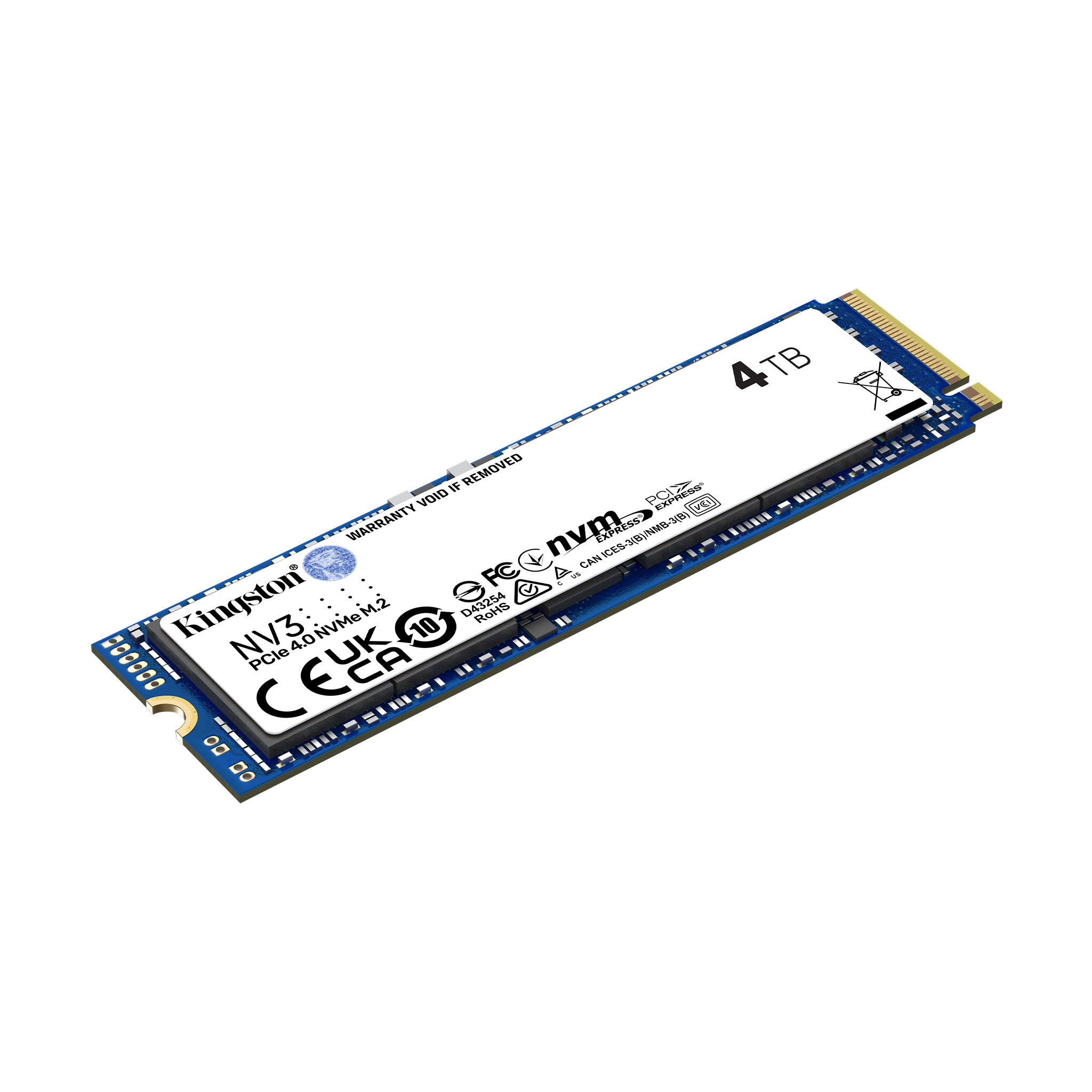 Unidad SSD Kingston 4000Gb NV3 PCIe 4.0 NVMe M2 2280
