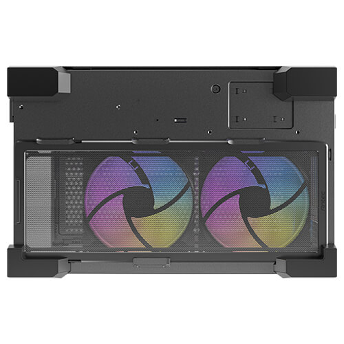 Gabinete Antec C8 ARGB negro, Torre completa, 464 x 303 x 476 mm, Acero + Plástico + Vidrio, Soporte de placa base E-ATX (280 mm), ATX, M-ATX, ITX