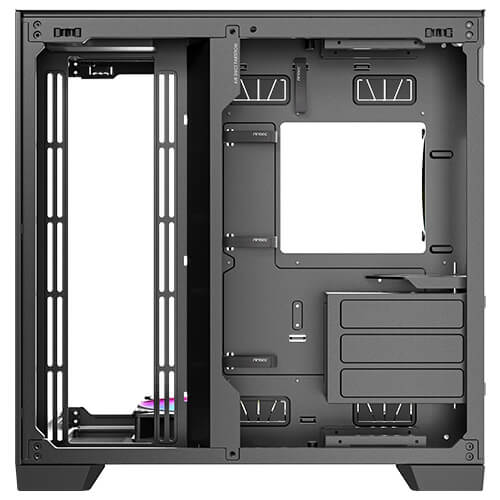 Gabinete Antec C8 ARGB negro, Torre completa, 464 x 303 x 476 mm, Acero + Plástico + Vidrio, Soporte de placa base E-ATX (280 mm), ATX, M-ATX, ITX