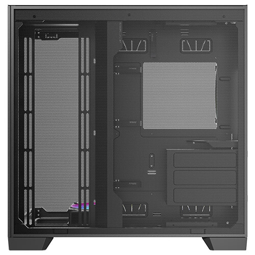 Gabinete Antec C8 ARGB negro, Torre completa, 464 x 303 x 476 mm, Acero + Plástico + Vidrio, Soporte de placa base E-ATX (280 mm), ATX, M-ATX, ITX
