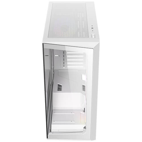 Gabinete Antec C3 ARGB blanco, Torre media, 470 x 210 x 485 mm, Vidrio templado de 4 mm