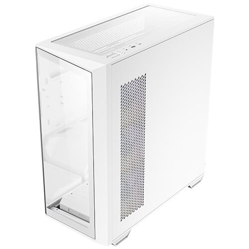 Gabinete Antec C3 ARGB blanco, Torre media, 470 x 210 x 485 mm, Vidrio templado de 4 mm