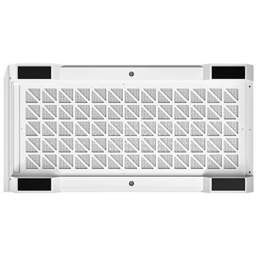 Gabinete Antec C7 ARGB blanco, Diseño con vista panorámica de 270°, enfriamiento vertical, 3 ventiladores inversores ARGB PWM de 120mm y 1 ventilador ARGB PWM de 140mm preinstalados