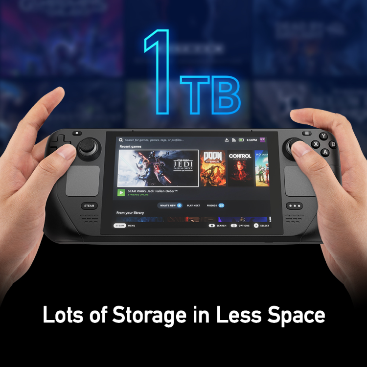 Memoria SSD Lexar 1TB Play 2230 PCle Gen 4x4 NVMe,  Steam Deck, ASUS ROG Ally, Laptops, M.2 2230 , Speed Up to 5200MB/s