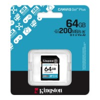 Memoria SD Kingston 256 GB Canvas Go Plus 200Mb-s