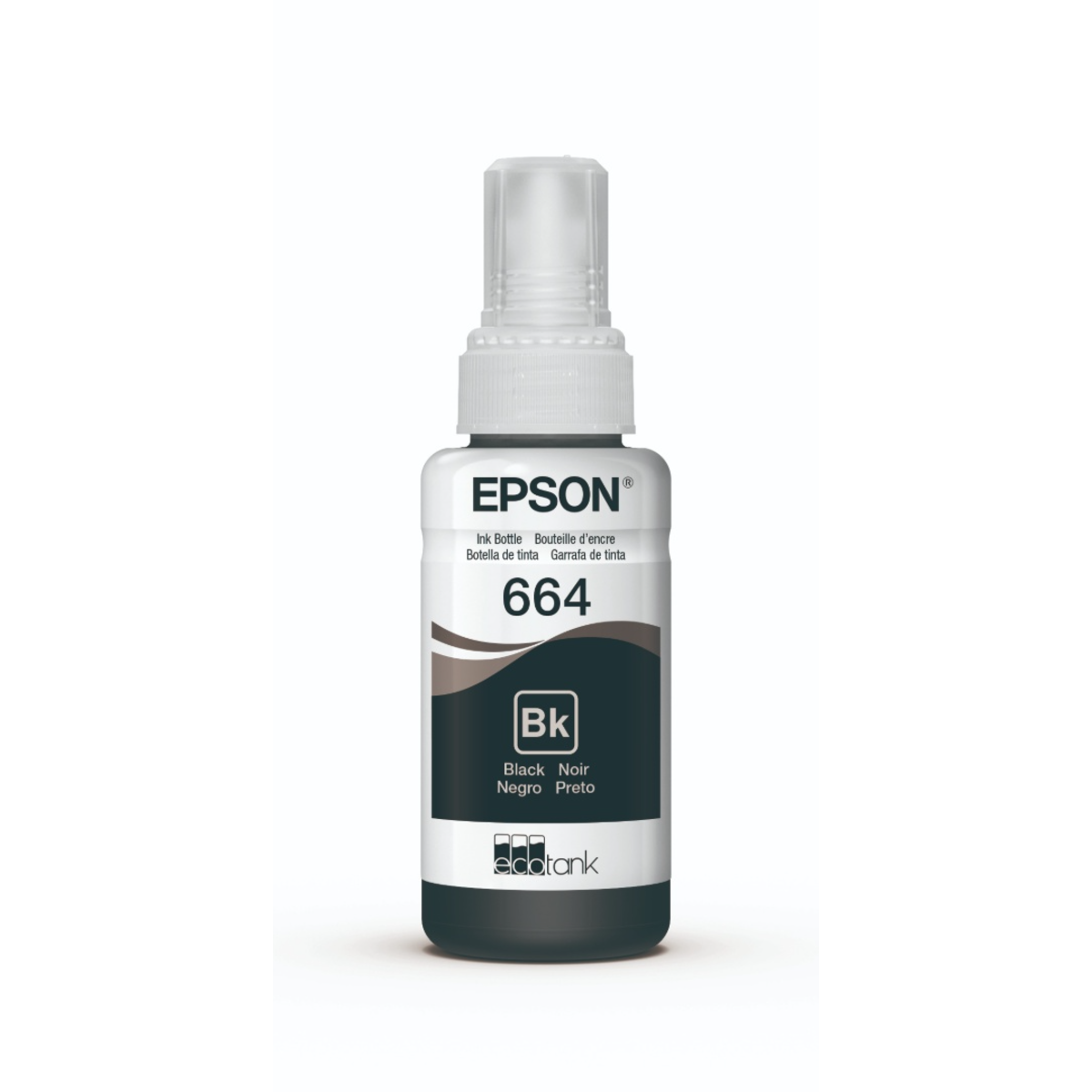 BOTELLA DE TINTA EPSON T664120 NEGRO 70ml