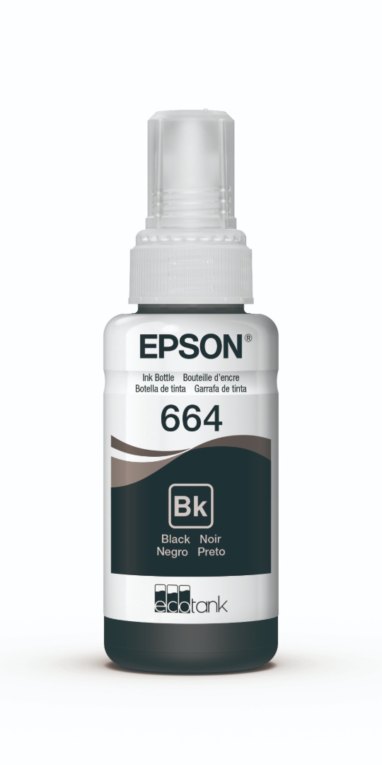 BOTELLA DE TINTA EPSON T664120 NEGRO 70ml