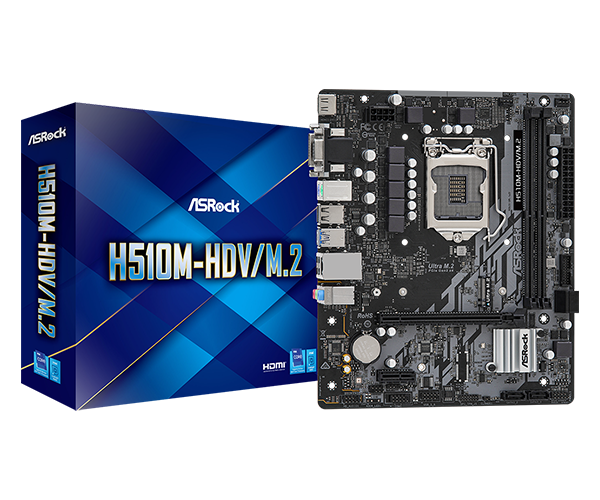 MAIN ASROCK H510M-HDV M.2  (S1200) VGA/HDMI