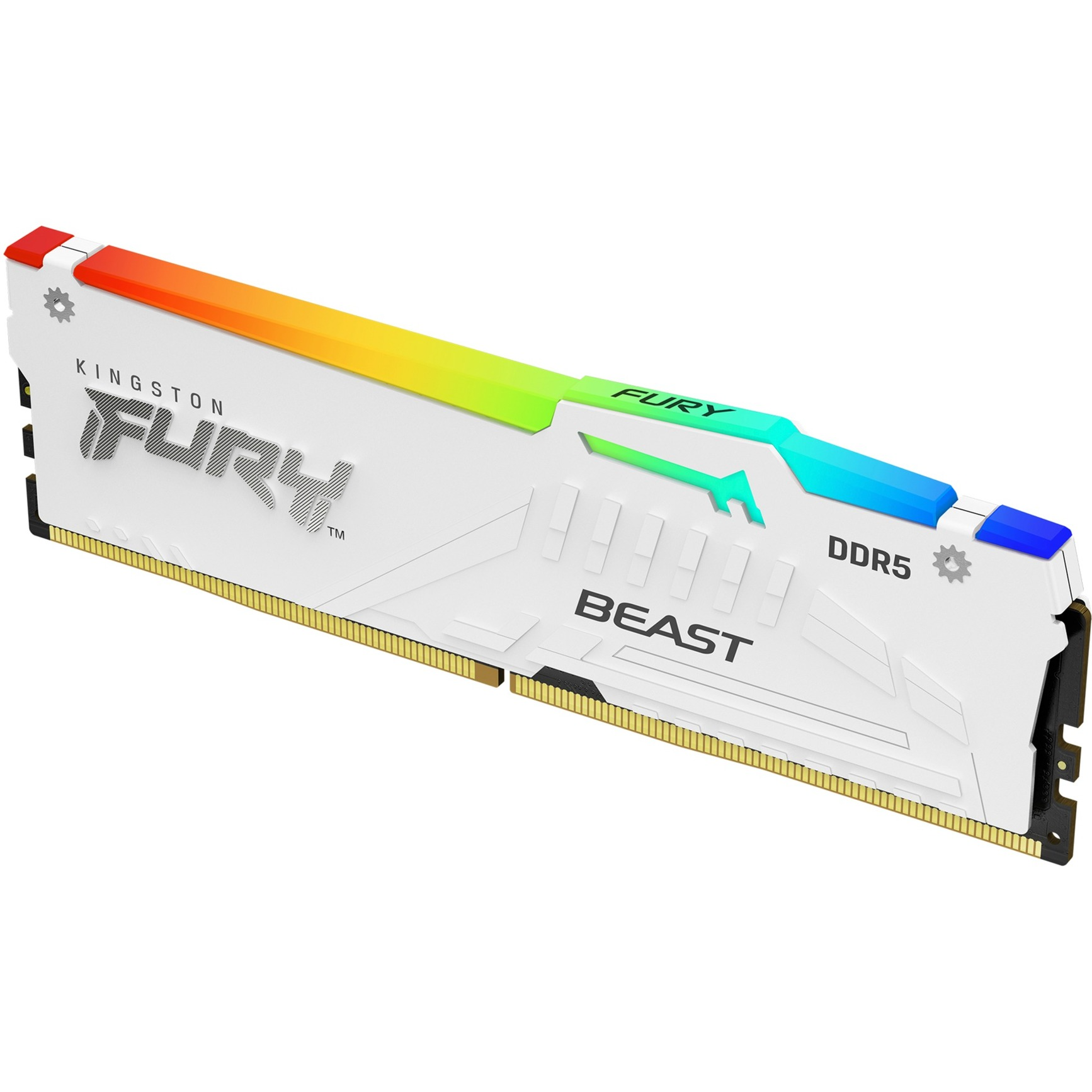 Memoria Kingston Fury 32GB Beast RGB White DDR5 5200MTs XMP