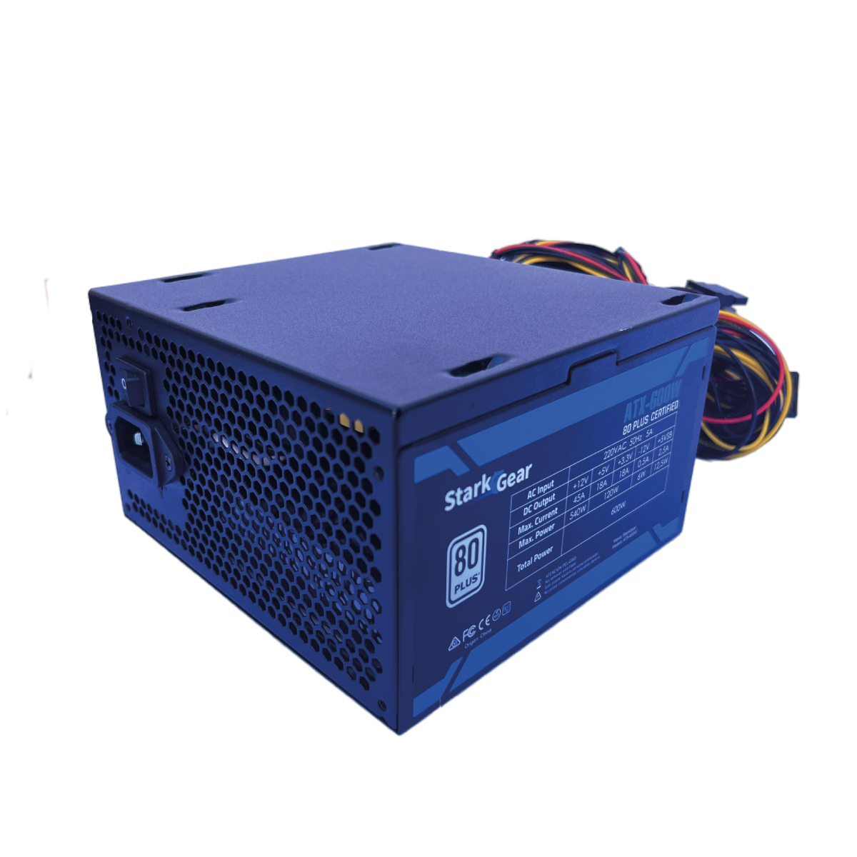 Fuente PC Starkgear, 600W, 80 PLUS WHITE