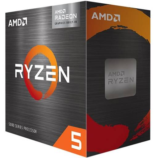 Procesador AMD Ryzen 5 5600G, 6-Core, 3,6Ghz (Max Boost 4,4Ghz), Socket AM4, Radeon Vega Graphics