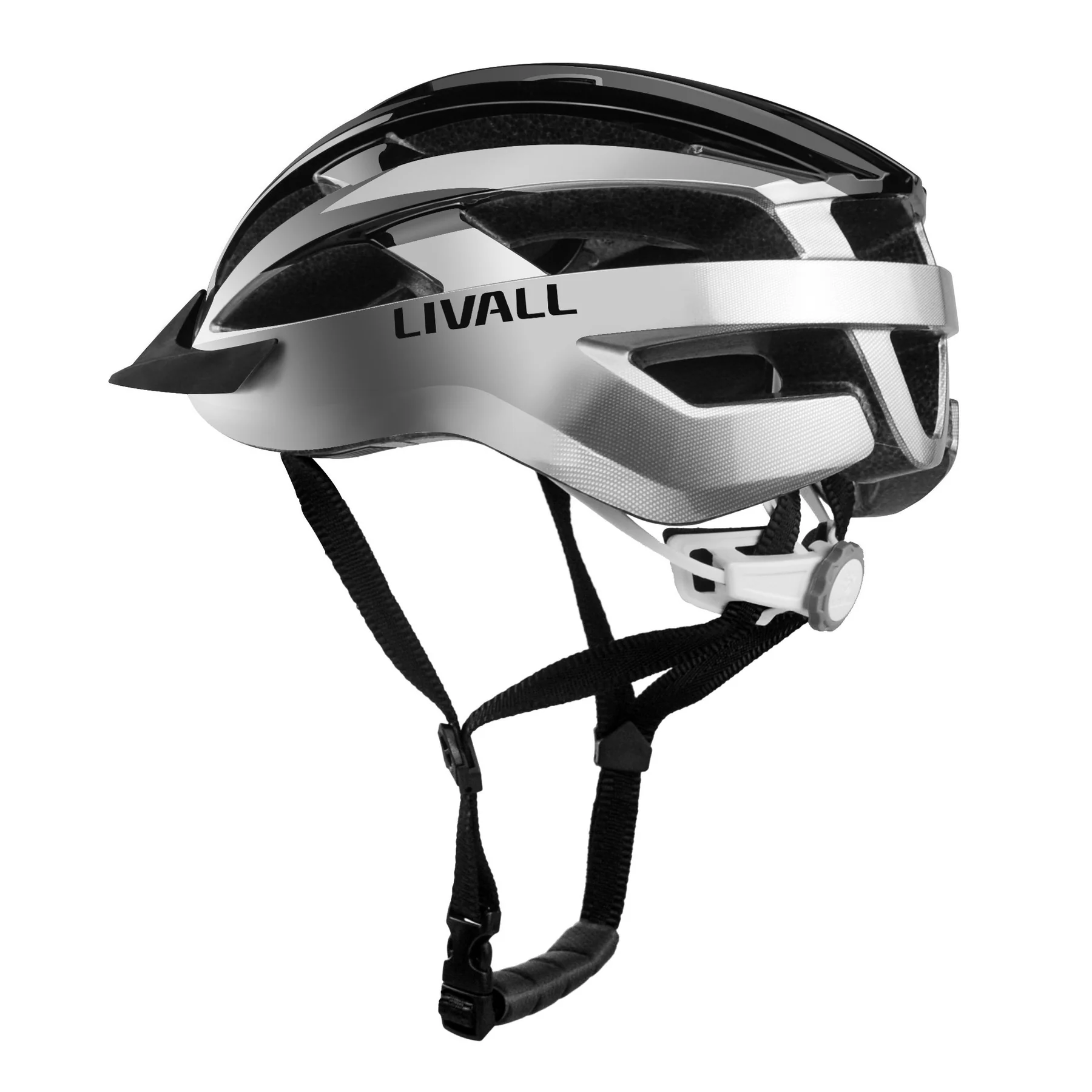 Casco Inteligente LED para Bicicletas o Scooter Livall MT1 NEO, Talla L, Gris