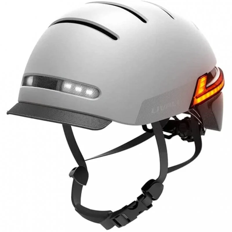 Casco inteligente Livall Urbano LED BH51M NEO. Talle M Gris
