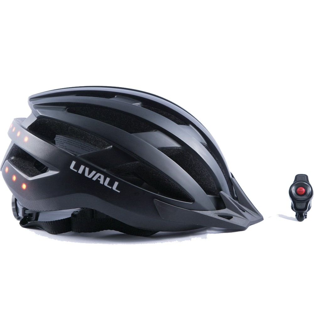 Casco Inteligente LED para Bicicletas o Scooter Livall MT1 NEO, Talla L, Negro