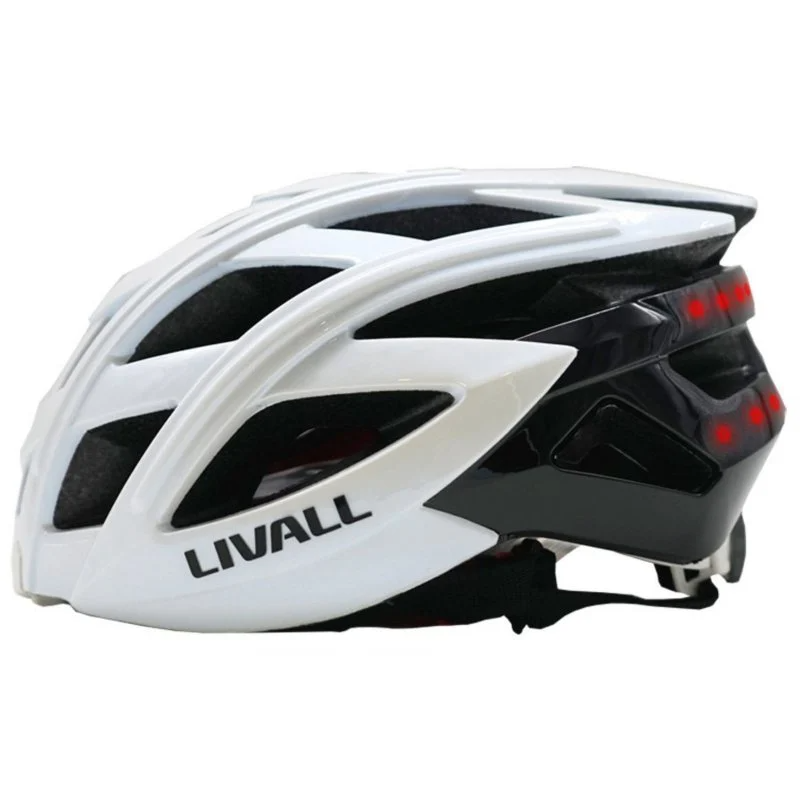 Casco Inteligente Livall BH60 Neo, Leds, SOS Alerta, Bluetooth, Blanco