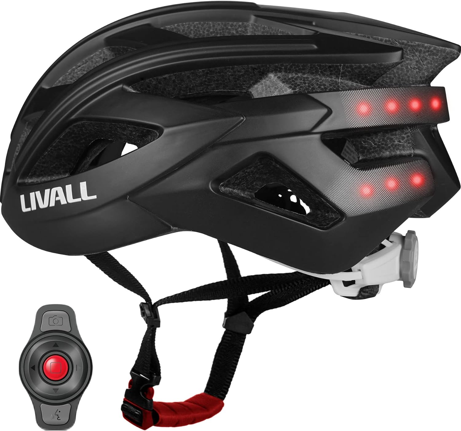 Casco Inteligente Livall BH60 Neo, Leds, SOS Alerta, Bluetooth, Negro