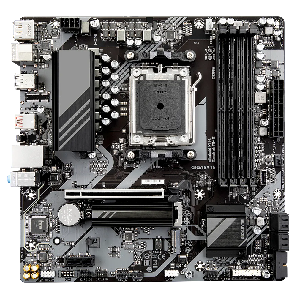 Motherboard Gigabyte B650M K AM5 DDR5