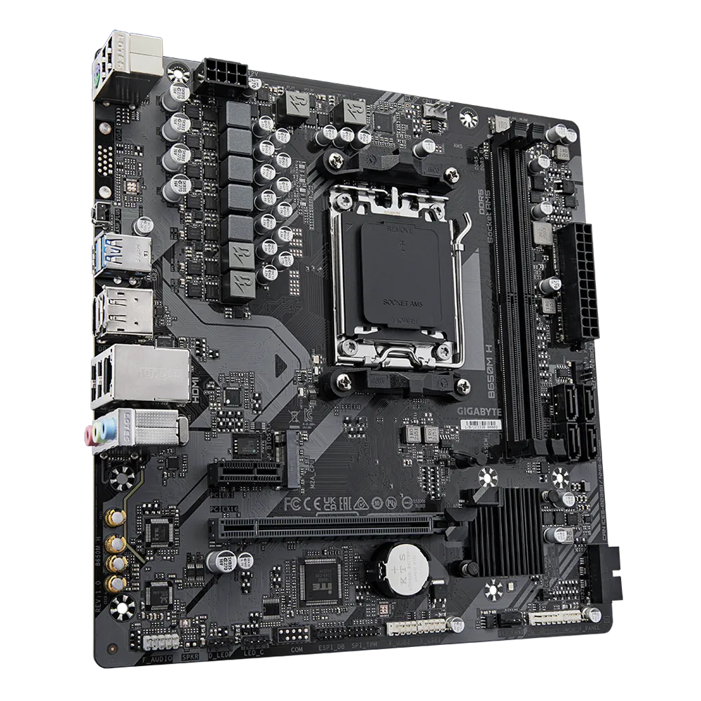 Motherboard Gigabyte B650M H, AMD AM5, DDR5, PCIe 4.0 x4 M.2