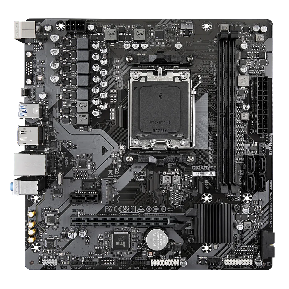 Motherboard Gigabyte B650M H, AMD AM5, DDR5, PCIe 4.0 x4 M.2
