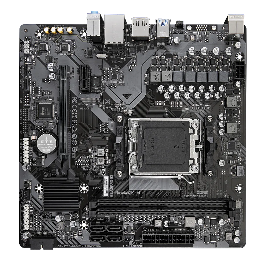 Motherboard Gigabyte B650M H, AMD AM5, DDR5, PCIe 4.0 x4 M.2