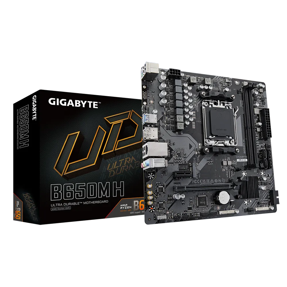 Motherboard Gigabyte B650M H, AMD AM5, DDR5, PCIe 4.0 x4 M.2