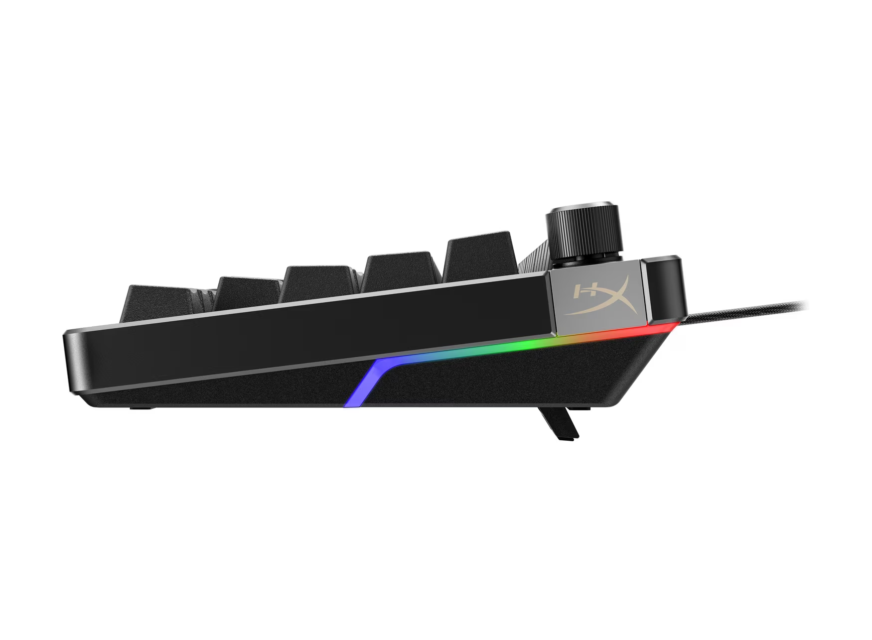 Teclado Gamer HyperX Alloy Rise 75, Ultrapersonalizable, Sensor de luz, Teclas Intercambiables, Control de Volumen