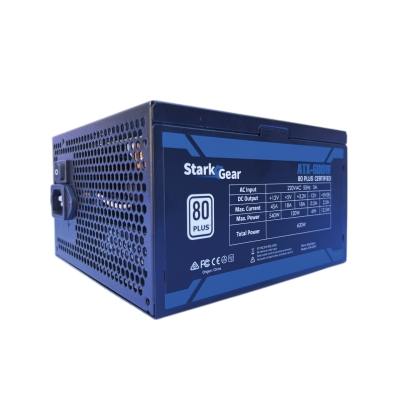 Fuente PC Starkgear, 600W, 80 PLUS WHITE