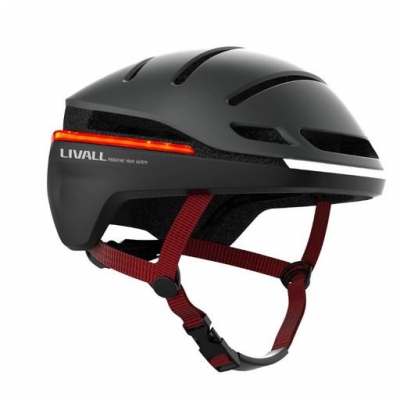 Casco Inteligente LED para Bicicletas o Scooter Livall EVO21, Talla M, Negro