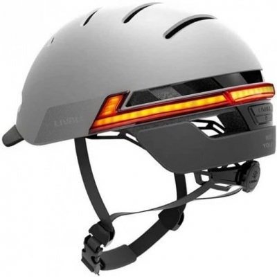 Casco inteligente Livall Urbano LED BH51M NEO. Talle M Gris